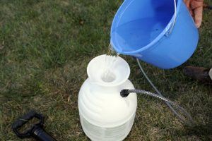 Water Plus Bleach In a Bottle